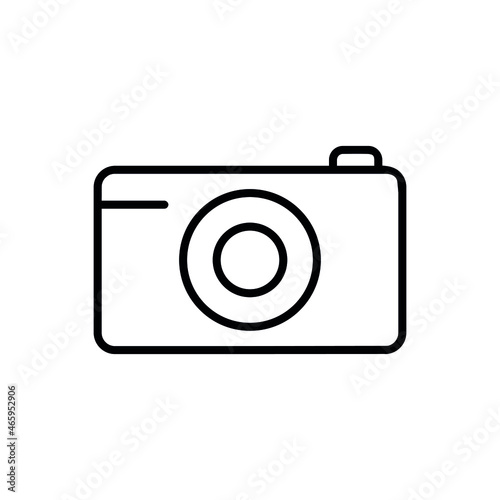 Camera icon vector set. Photography illustration sign collection.Technique symbol or logo.