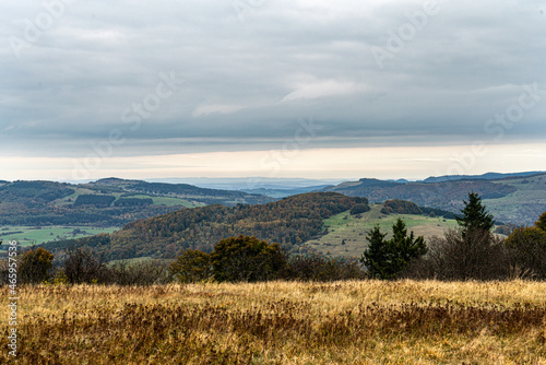 Blick vom Kreuzberg über die Hohe Rhön und die Wasserkuppe