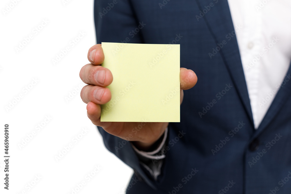 Young businessman is showing the word. Your text here Young businessman is showing the word. Your text here