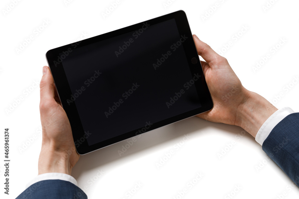 Young businessman is showing the word. Your text here Young businessman is showing the word. Your text here