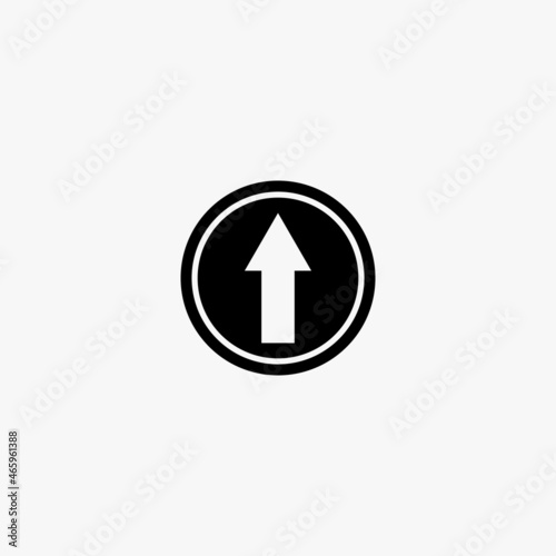 Free Download ahead only icon. ahead only vector icon on white background - GFXLoad