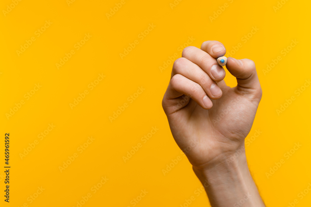 Young businessman is showing the word. Your text here Young businessman is showing the word. Your text here