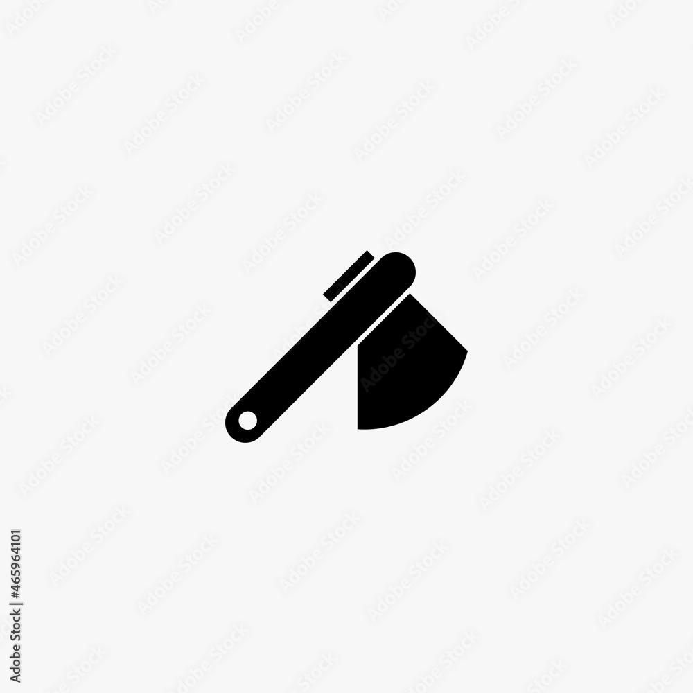 axe icon. axe vector icon on white background