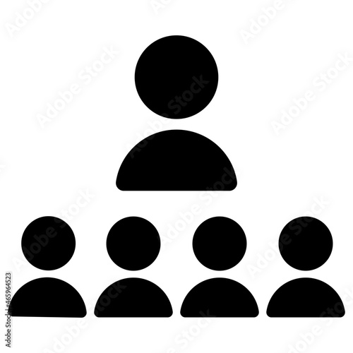 Human, people character, avatar icon, symbol. Personnel, staff, employee, collagenous icon