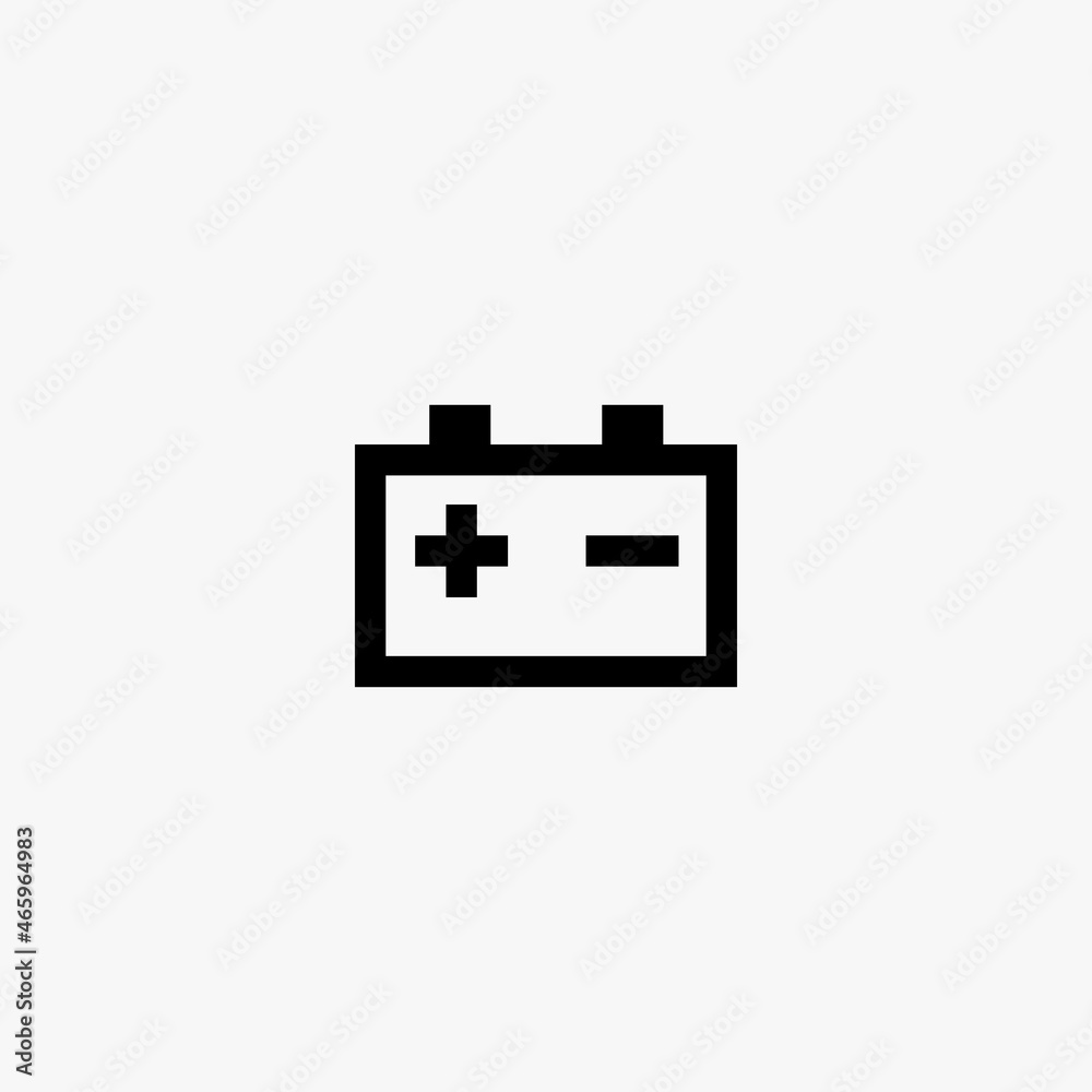 battery icon. battery vector icon on white background battery icon. battery vector icon on white background