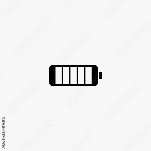 battery icon. battery vector icon on white background