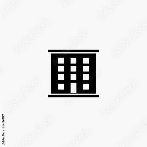 building icon. building vector icon on white background