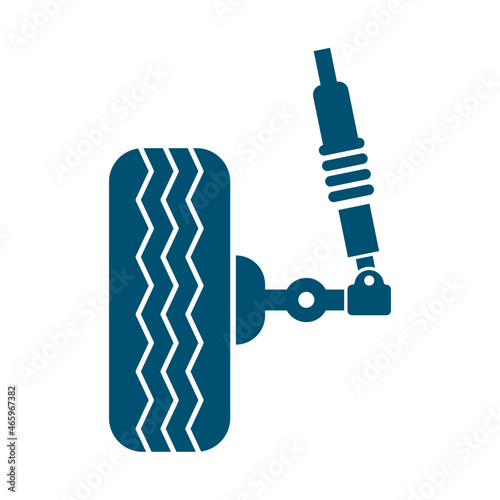 wheel alignment icon vector