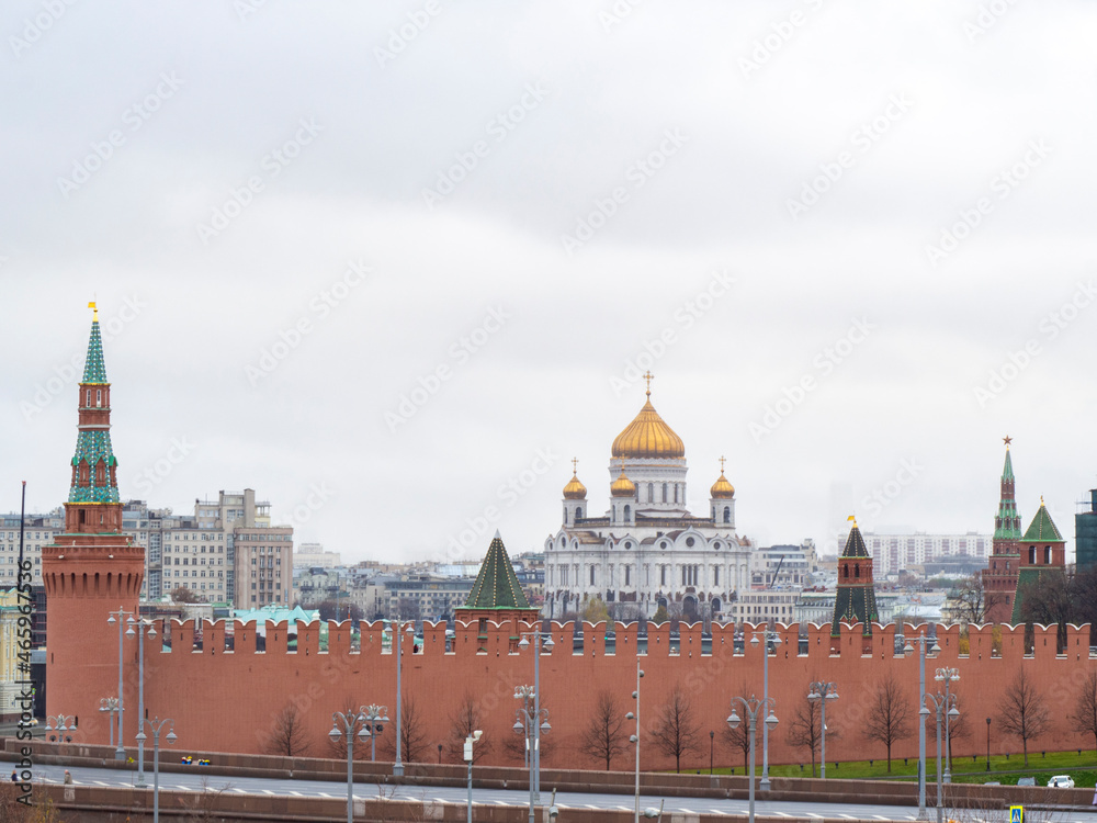 Obraz premium the cathedral and the kremlin