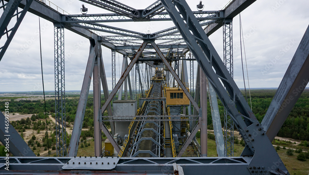 Fototapeta premium Braunkohle Tagebau