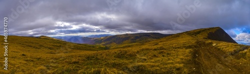 panoramic view, on the autumn landscape in the mountains © gluk_nfl