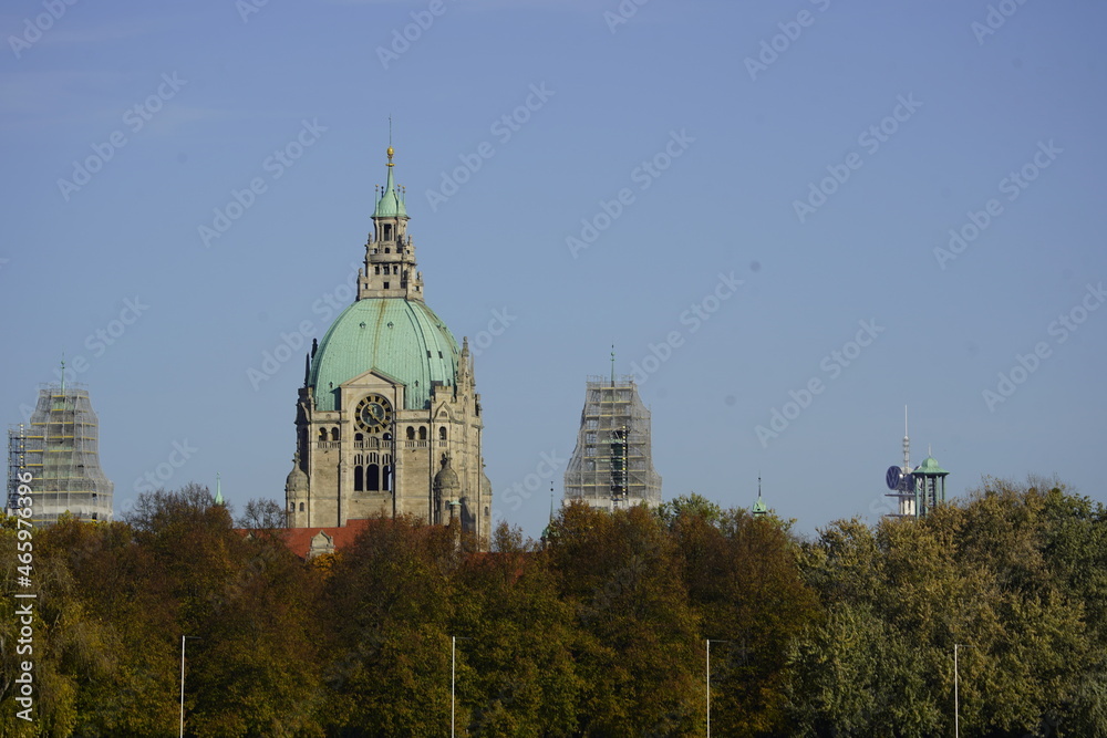 Naklejka premium New Town Hall, Hanover - Lower Saxony - Germany