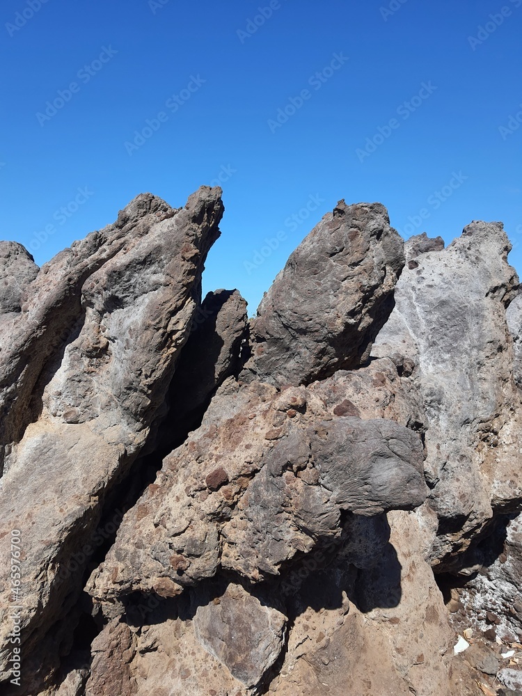 rocks and sky