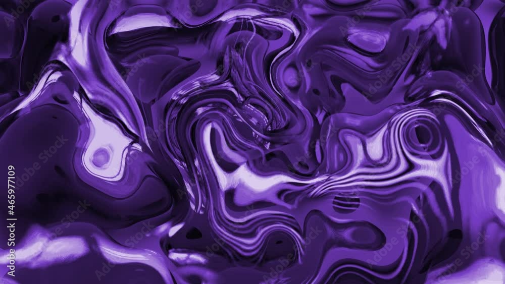 New colorful futuristic water liquid animated background, Purple color silky liquid effect New colorful futuristic water liquid animated background, Purple color silky liquid effect