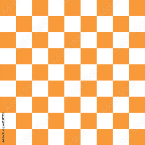 seamless checkered mesh pattern repeating square background orange plaid