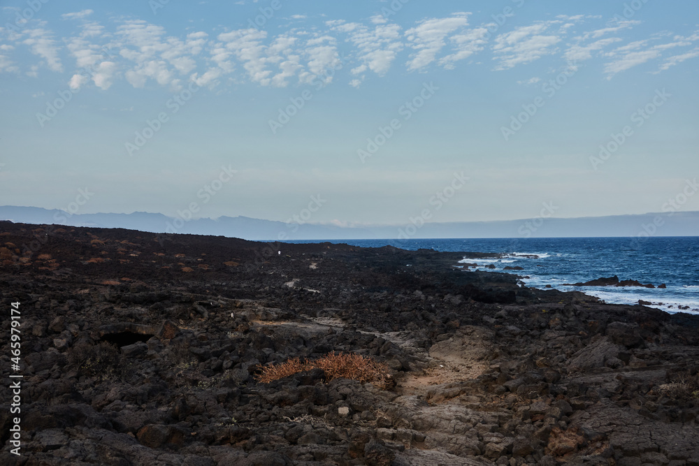 The Malpaís de Güímar Special Nature Reserve is an exclusively volcanic landscape of 3 square km. Tenerife. Canary Islands. Spain The Malpaís de Güímar Special Nature Reserve is an exclusively volcanic landscape of 3 square km. Tenerife. Canary Islands. Spain