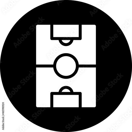 football field glyph icon