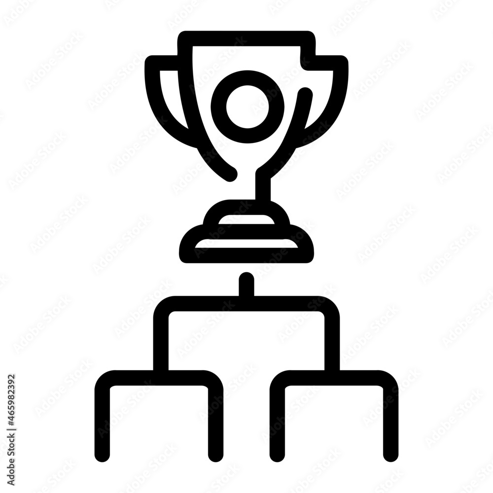 podium line icon podium line icon