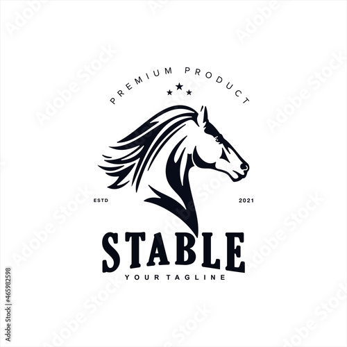Stable Logo Design Template Inspiration Idea Concept
