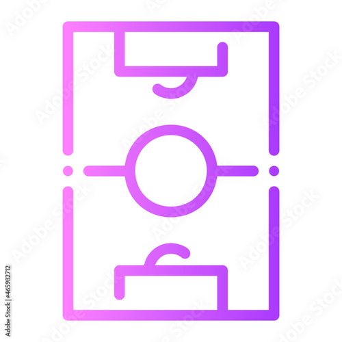 football field gradient icon