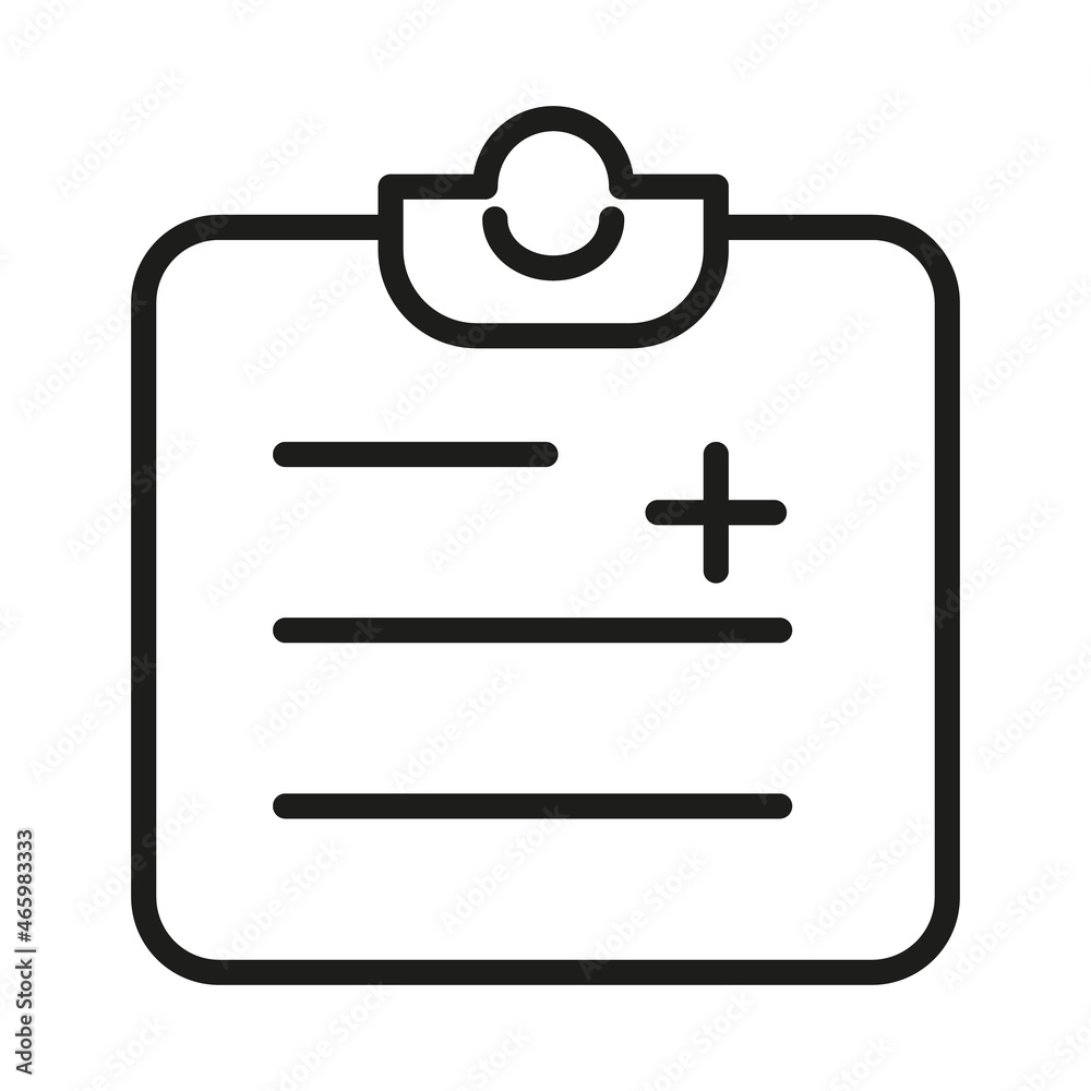 Fototapeta premium Outline Vector Icon Related Edit, Register, Subscription, Subscribe, Document