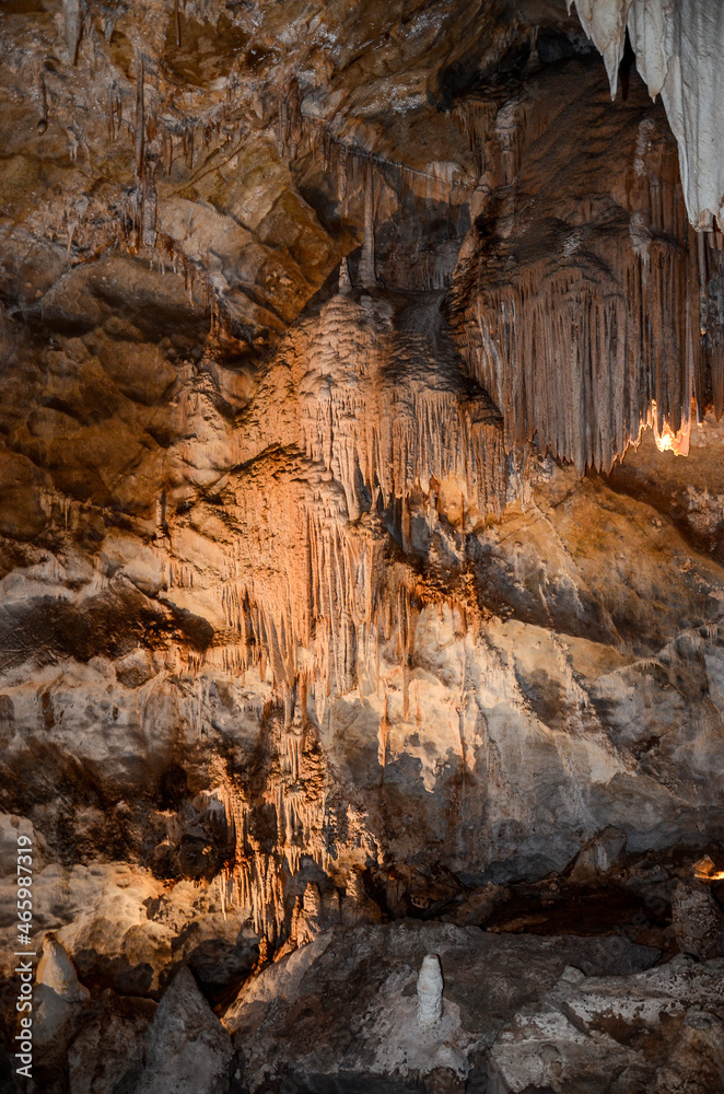 Details of the rock formations within Jenolan Caves, near Sydney, Australia