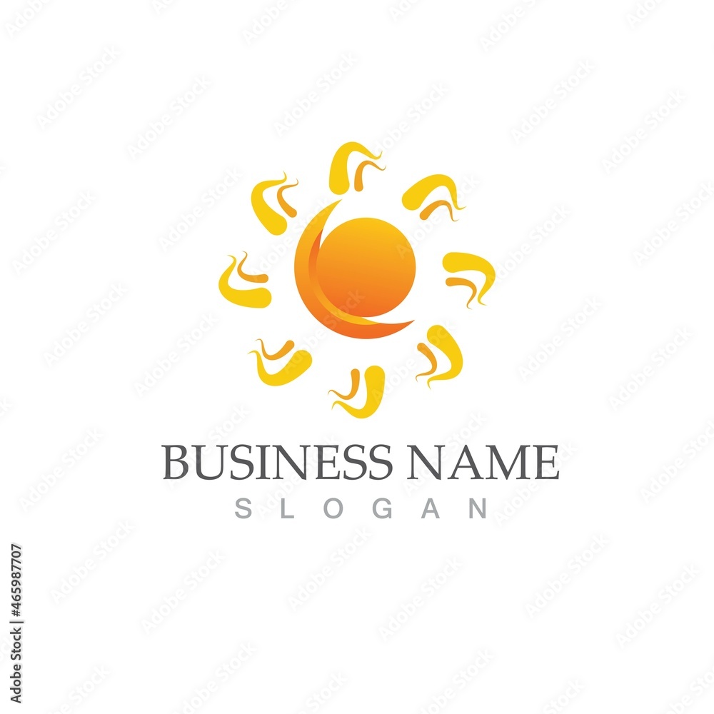 Fototapeta premium Sun Vector illustration Icon