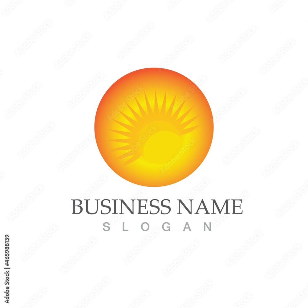 Sun Vector illustration Icon Sun Vector illustration Icon