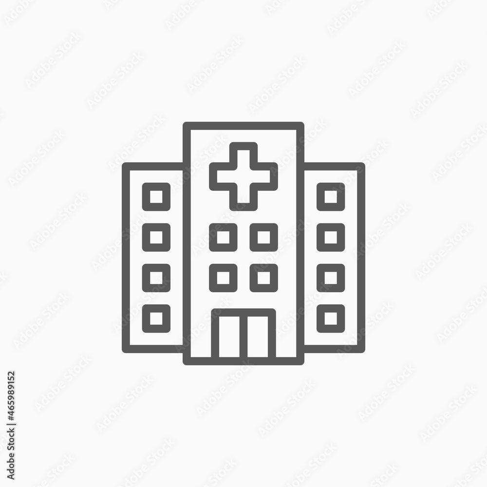 hospital icon, healthcare vector, health illustration hospital icon, healthcare vector, health illustration