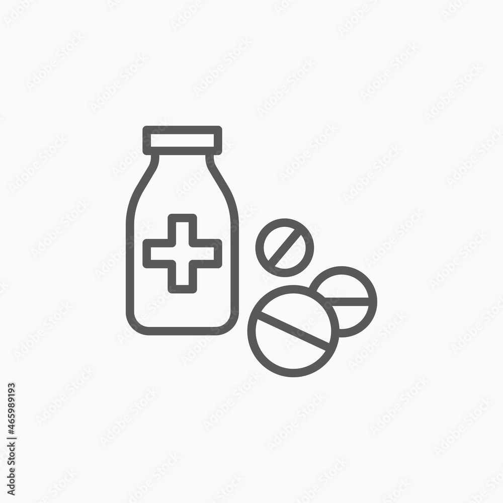 pills icon, drug vector, medicine illustration pills icon, drug vector, medicine illustration
