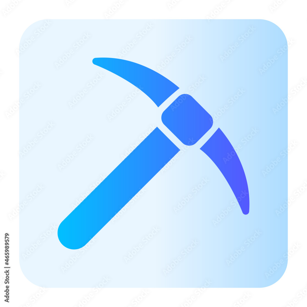 pickaxe gradient icon