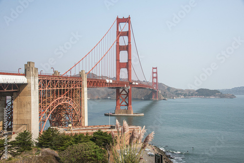 Photography Classic view of the Golden Gate Bridge, San Francisco, California, U