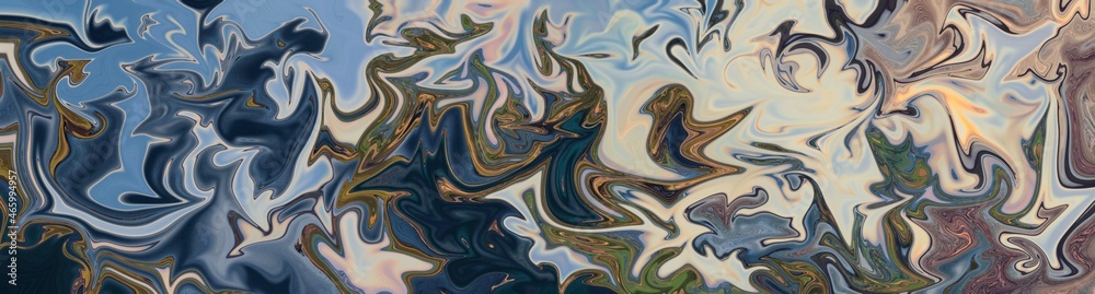 Abstract art panorama Abstract art panorama