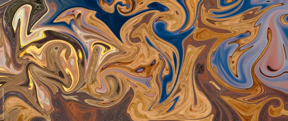 Abstract art panorama
