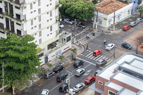 Typical crossing in big city of Northern Brazil.