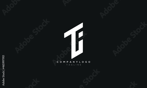 TUF, TIF, TFI, TI, Abstract initial monogram letter alphabet logo design photo