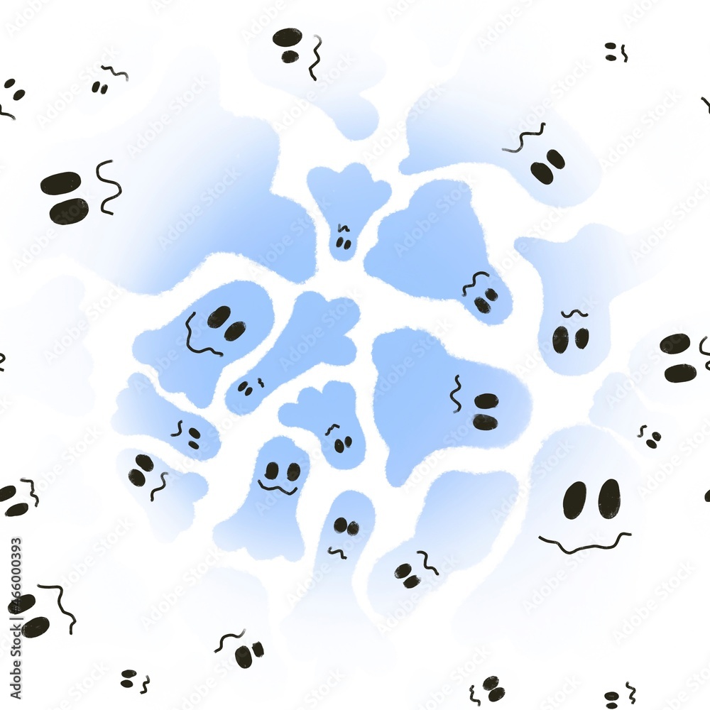 Halloween ghost card Halloween ghost card