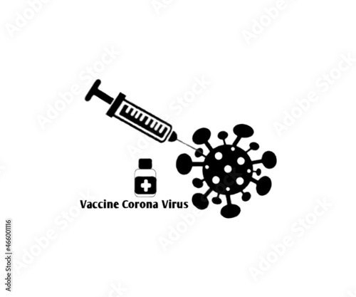 Icon or template Vaccine Corona Virus