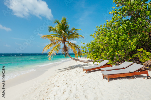 Fototapeta Naklejka Na Ścianę i Meble -  Tropical paradise in Maldives