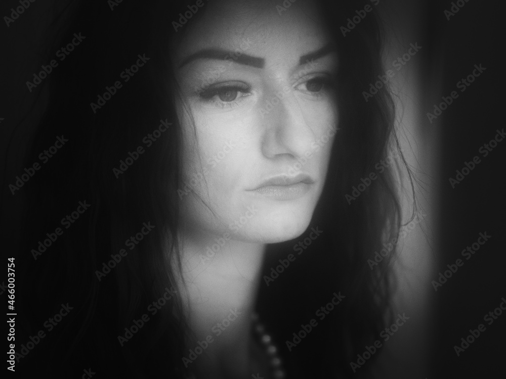 Sad woman in her thirties Sad woman in her thirties