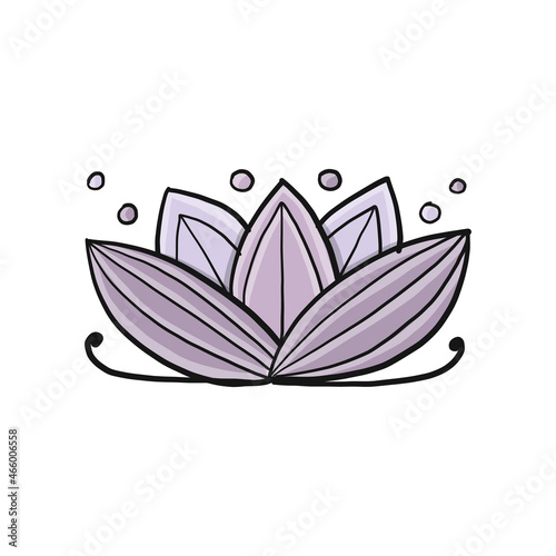 Lotus Logo, simple sketch for your design