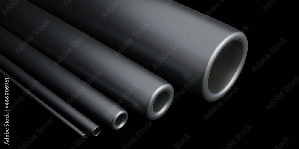3d rendering of steel pipe and different sizes.Industrial parts ,raw materials,article illustrations,catalogues,website. 3d rendering of steel pipe and different sizes.Industrial parts ,raw materials,article illustrations,catalogues,website.