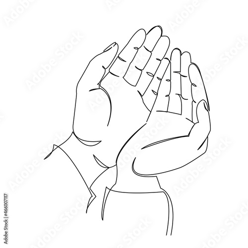 hands in prayer photo