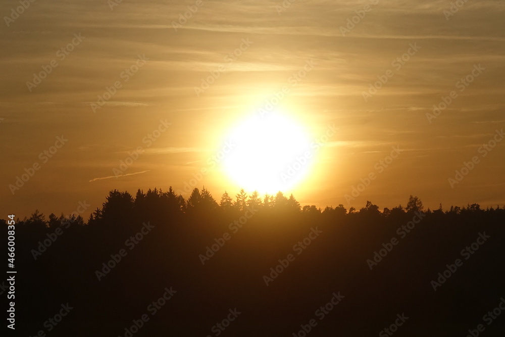 Schöne Landschaft in Donau-Ries, Bayern