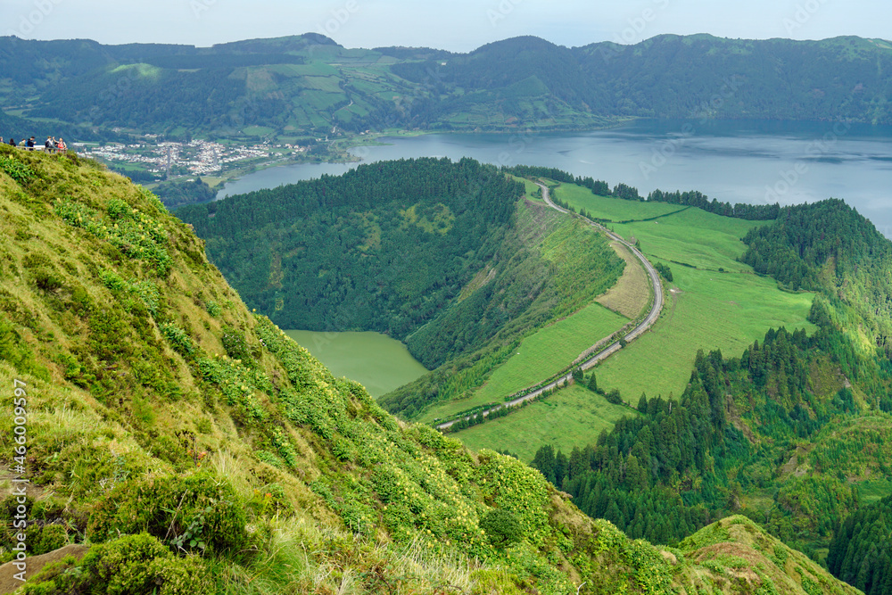 amazing landscape on the azores islands amazing landscape on the azores islands