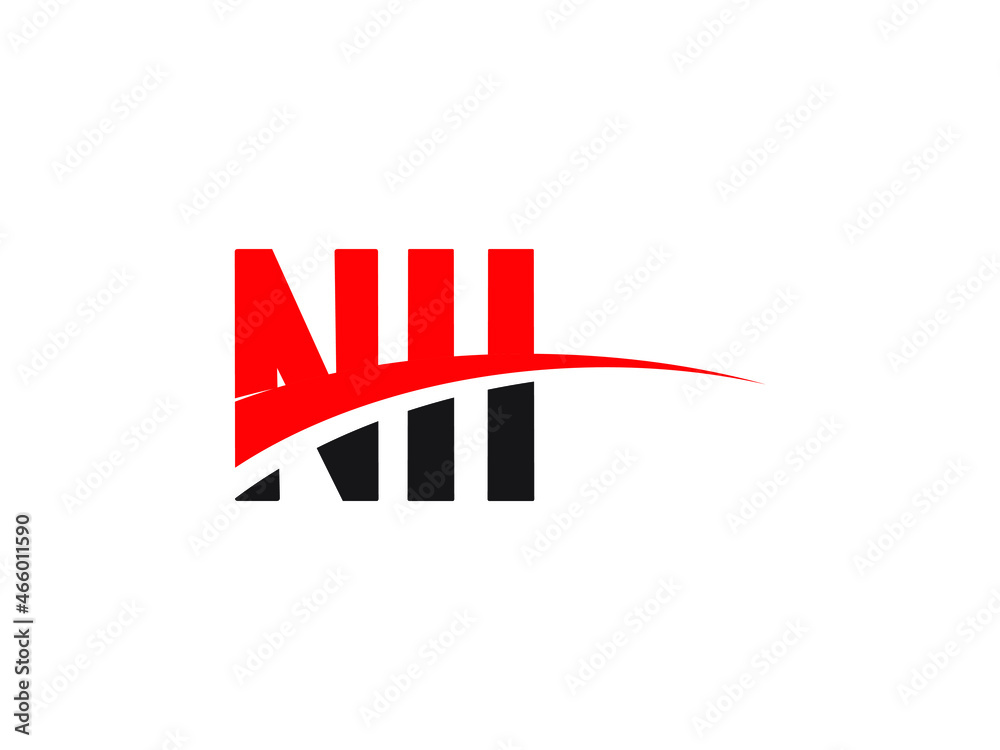 Obraz premium NII Letter Initial Logo Design Vector Illustration