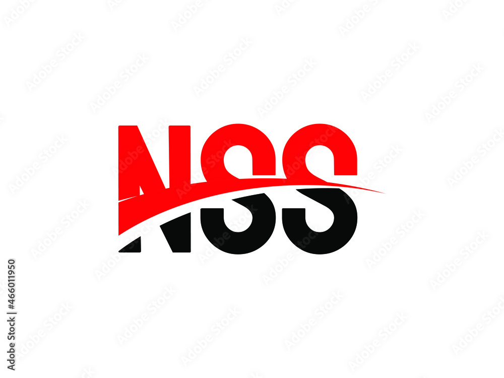 NSS Letter Initial Logo Design Vector Illustration NSS Letter Initial Logo Design Vector Illustration