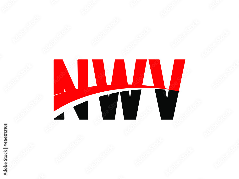 NWV Letter Initial Logo Design Vector Illustration