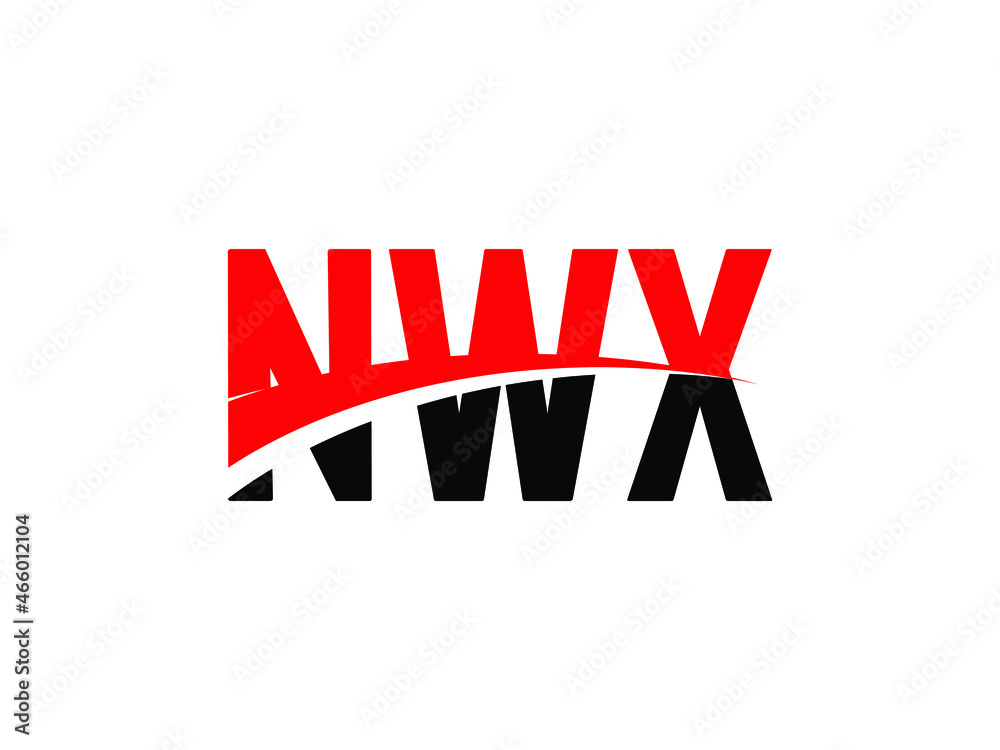 NWX Letter Initial Logo Design Vector Illustration