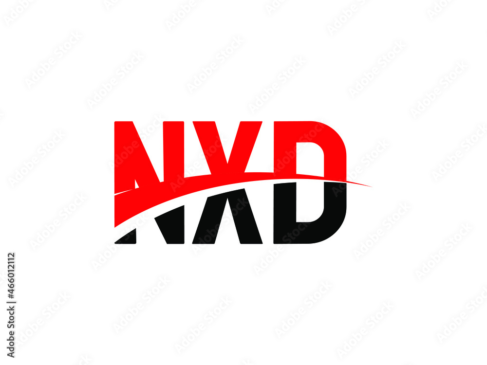 Obraz premium NXD Letter Initial Logo Design Vector Illustration